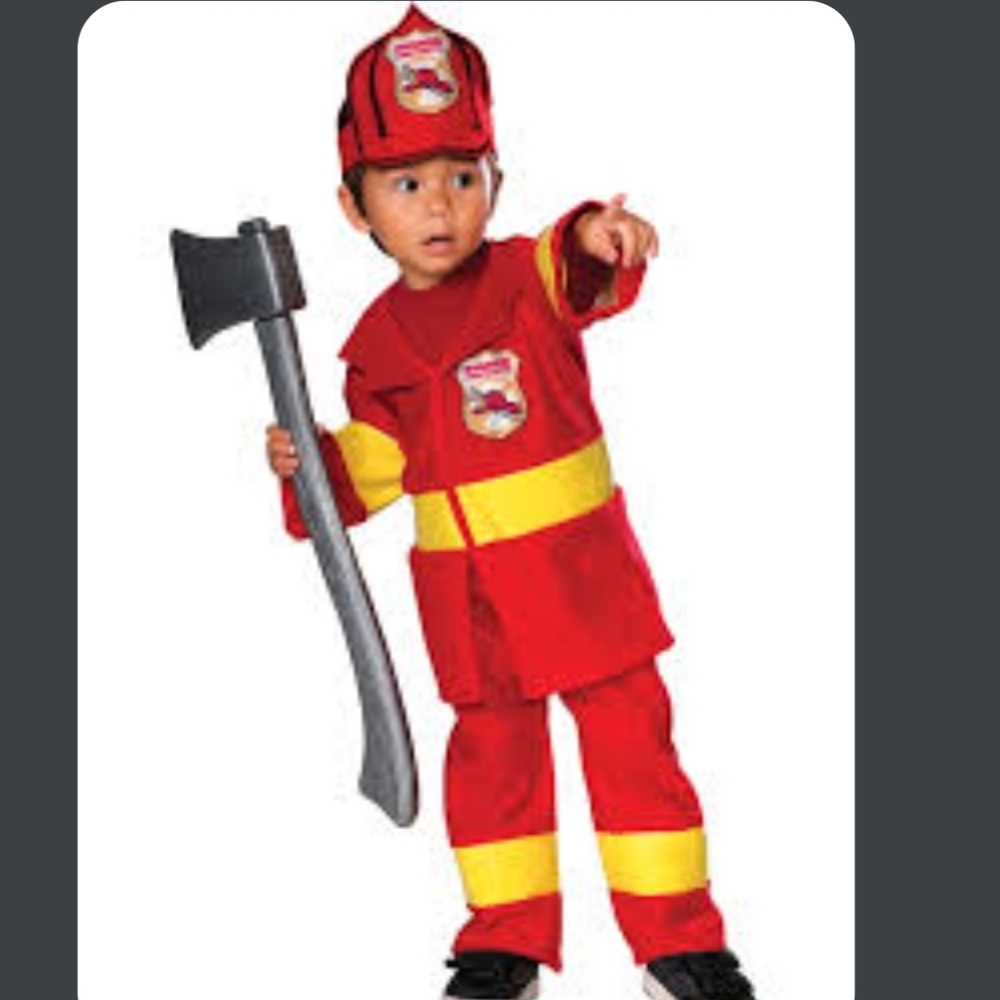 Jr. Firefighter Costume Size 1-2 Years by Rubies